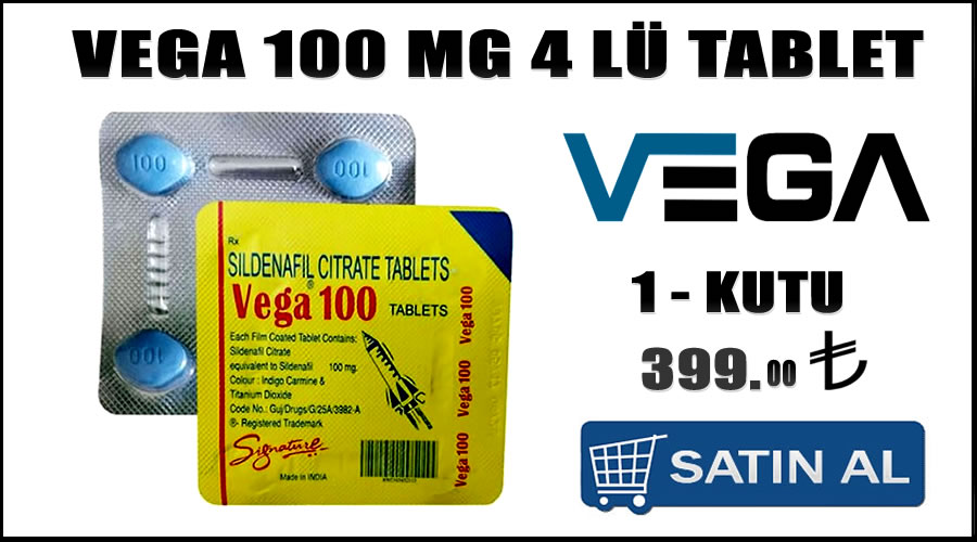 Vega 100 mg 4 lü hap satın al